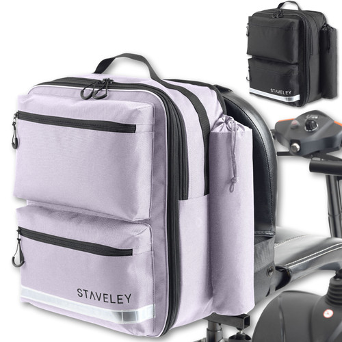 Purple mobility scooter bag - mobility,