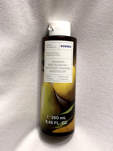 Korres bergamot pear shower - pear,