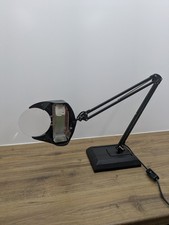 Architect Desk Lamp, Articulated Drafting Light W/ magnifying lense Work Office