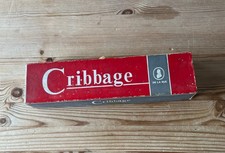 Vintage WOODEN CRIBBAGE BOARD