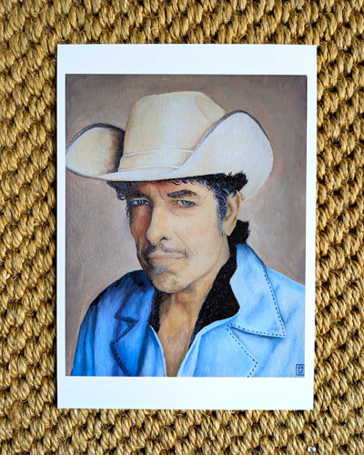 Art print bob dylan - art,