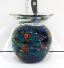 Murano Style Glass Fish Bowl
