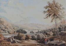 William Turner of Oxford (1789-1862) - View of Snowdon Ex Leger Galleries