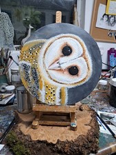 Barn Owl portait.  Original
