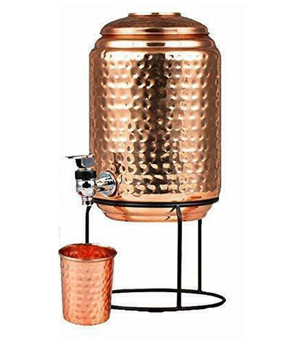 Hammered copper water - hammered,