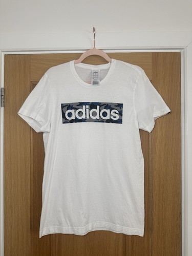 Adidas white camo box - camo, logo