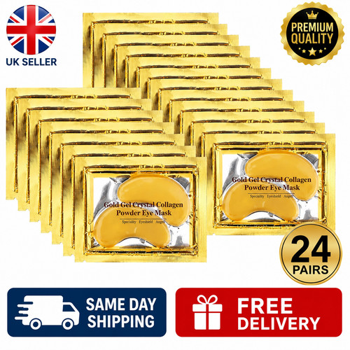 24k gold under eye patches - under, 24