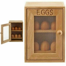 2 Tier Wooden 12 Egg Cabinet