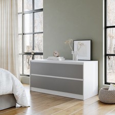 120cm Wide 4-Drawer Bedside