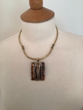 Lovely Bronze Tone  Necklace Attractive  Costume Jewellery 