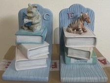 Vintage Winnie The Pooh ABC Year 2000 Bookends Faided Colour On Tiger Damaged 