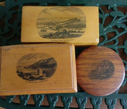Mauchline ware boxes - boxes,