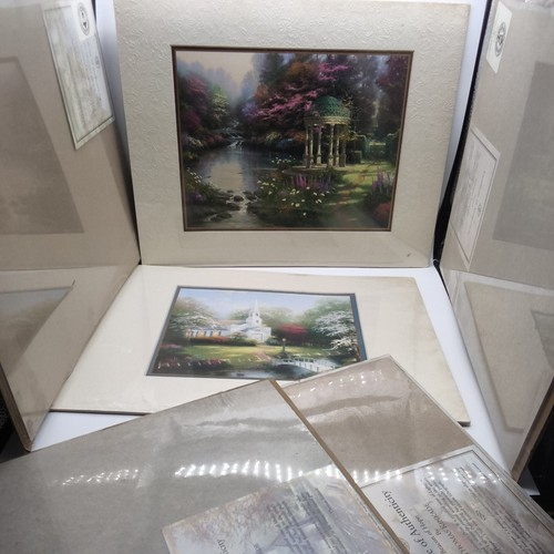 Lot thomas kinkade - thomas, matted