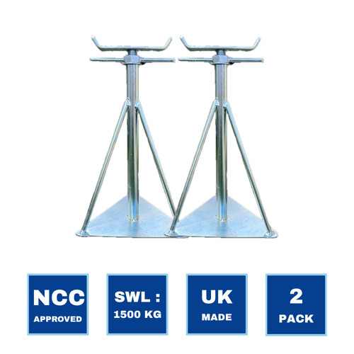 Static caravan axle stand - caravan,