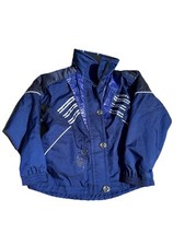 Spyder Women’s Ski Jacket M Blue Thinsulate Picabo Floral Embroidery Retro Vinta