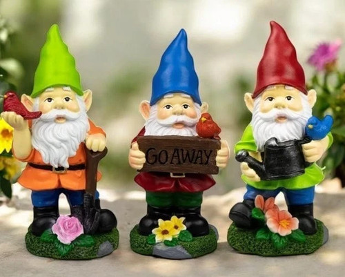 Funny garden gnome - funny,