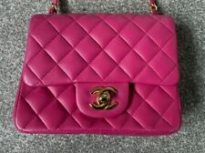 Chanel Mini Flap Classic Square Bag - Pink