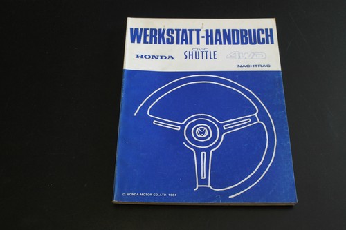 Honda workshop manual addendum - workshop,
