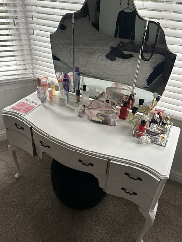 Antique white dressing table - dressing,