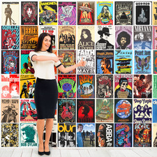 ROCK MUSIC CONCERT POSTERS