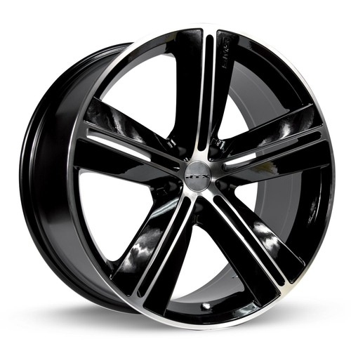 18x7 black alloy wheel - black, rim