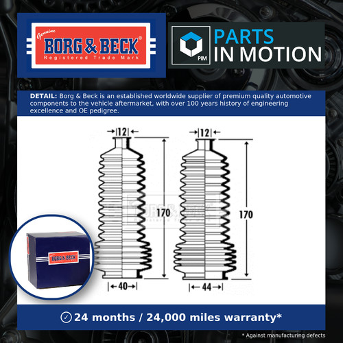 Steering rack boot - rack,