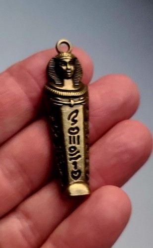 Egyptian sarcophagus pendant - egyptian,