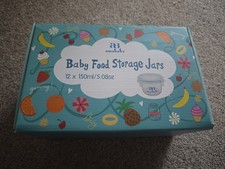 Amababy 150ml Baby Food Storage Glass 11 Jars bundle 