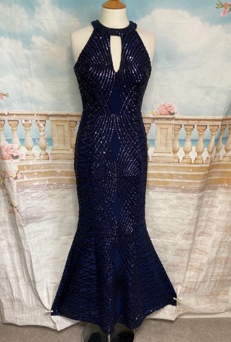 Prom evening dress navy - prom,