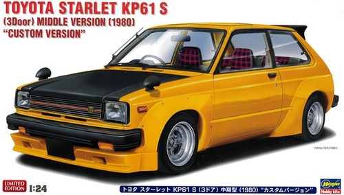 Hasegawa starlet kp61 s - hasegawa, 1/24