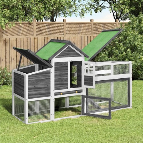 Vidaxl chicken coop grey - vidaxl,