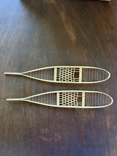 Miniature hand made snow shoes - miniature,