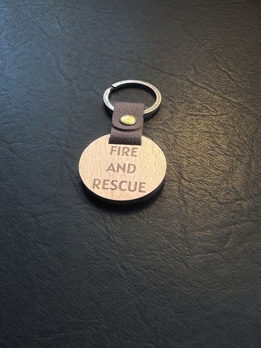 Fire rescue wood key - &,