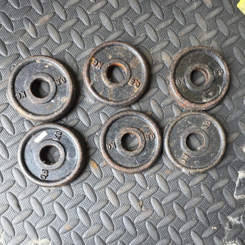 York 5kg weight plates - plates, x