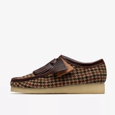 Clarks Originals Wallabee Men’s Harris Tweed Limited Lace Up Crepe Sole Shoes
