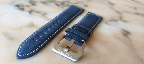 Frosted blue leather - blue,