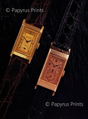 1990 vintage print watch - 1990,
