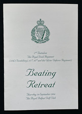 2004 Prog 2nd Batt Royal Irish Regiment Beating Retreat, Royal Belfast Golf Club