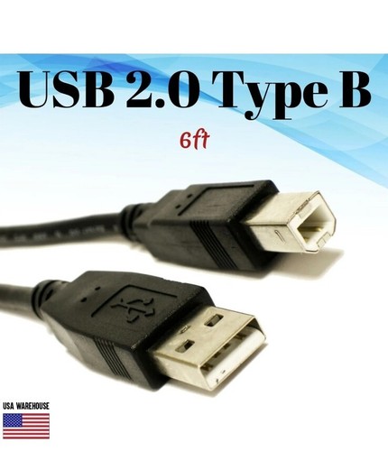 6ft printer usb type - usb, a