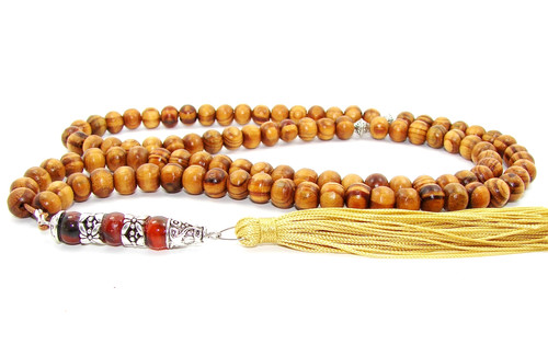 8mm burl wood prayer - x, 99