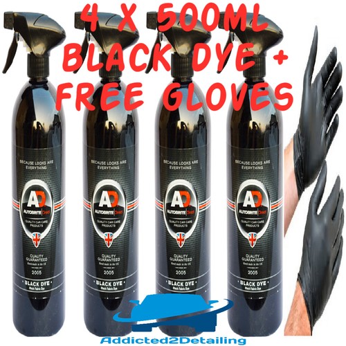Autobrite direct 4x500ml black - autobrite,