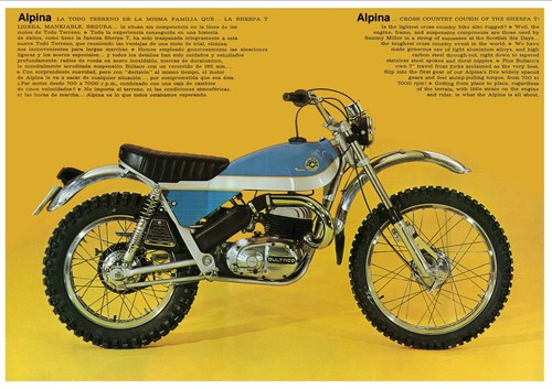 Bultaco brochure alpina 350 - brochure,