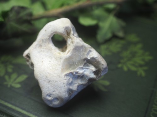Natural flint hag holed - natural,
