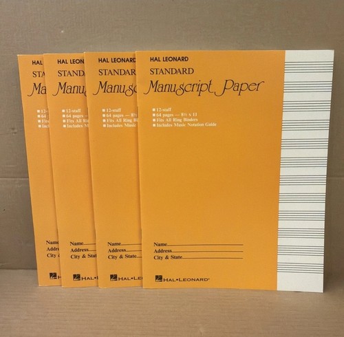Standard manuscript paper - 4,