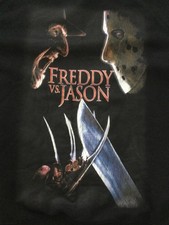  Freddy Vs Jason  Jumper Black Horror Halloween Size Small Official great detail