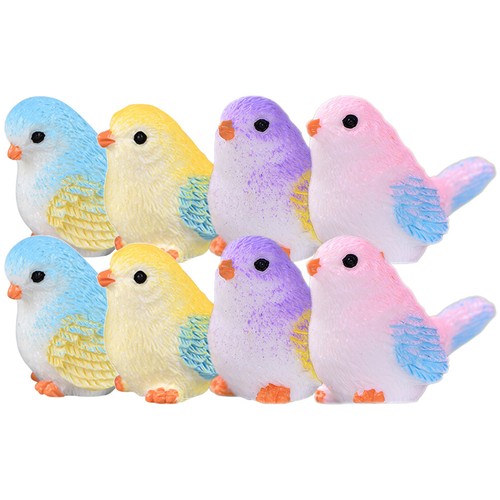 Pcs bird figurines - 8,