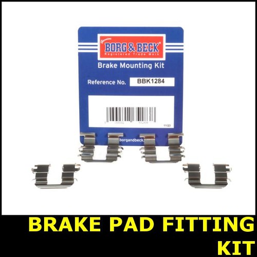 Brake pad fitting - fitting, kit