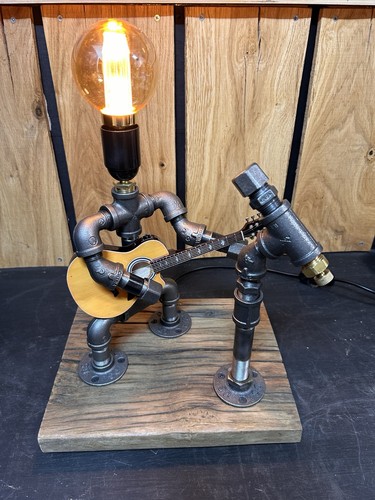 Guitar steam punk lamp - ,