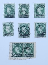 St Helena Stamps 1884 Overprint HalfPenny Surcharge 6D SG34 Emerald Green Used 8