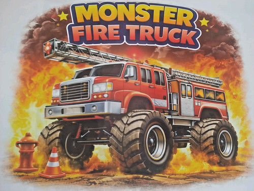Monster trucks fire truck - trucks,